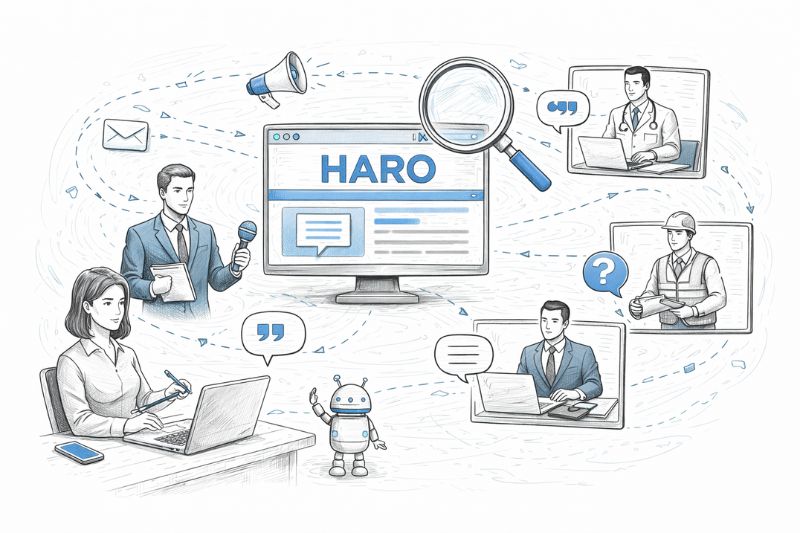 Link building for accountants using HARO outreach to earn authoritative backlinks and media mentions