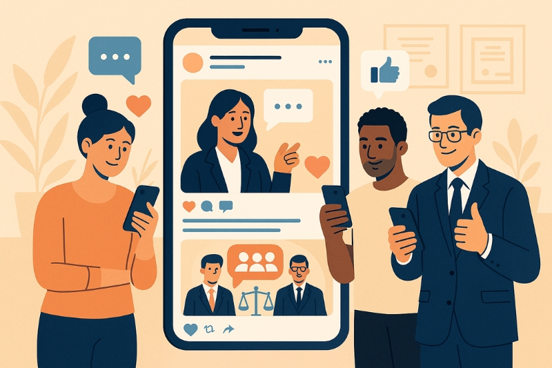 Content marketing for family law firms using social media to build trust