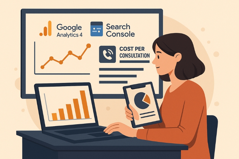 Content marketing for family law firms using analytics to measure trust-building strategies