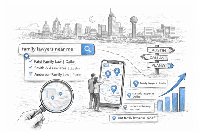 Fastest Way to See SEO Results for a Family Law Practice using local SEO targeting nearby searches