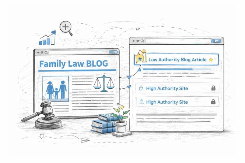 Fastest Way to See SEO Results for a Family Law Practice with blog content and backlinks